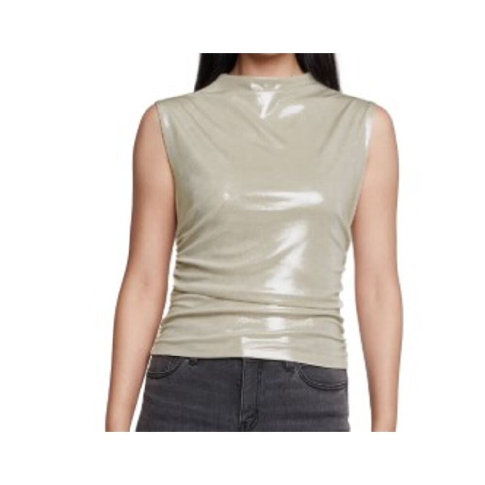 Express Women's Mock Neck Tank White Size M